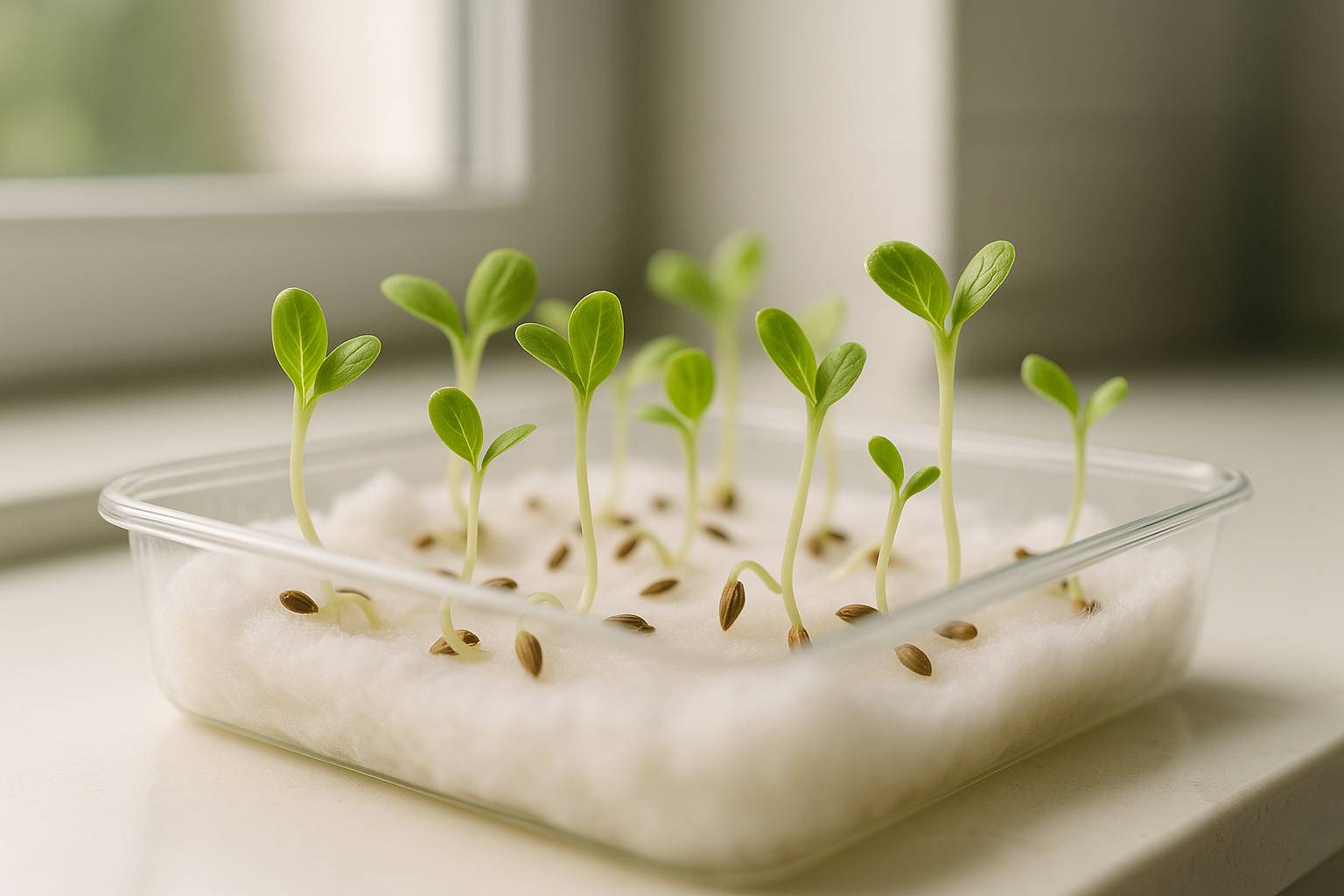 Cómo germinar lechugas en algodón fácilmente