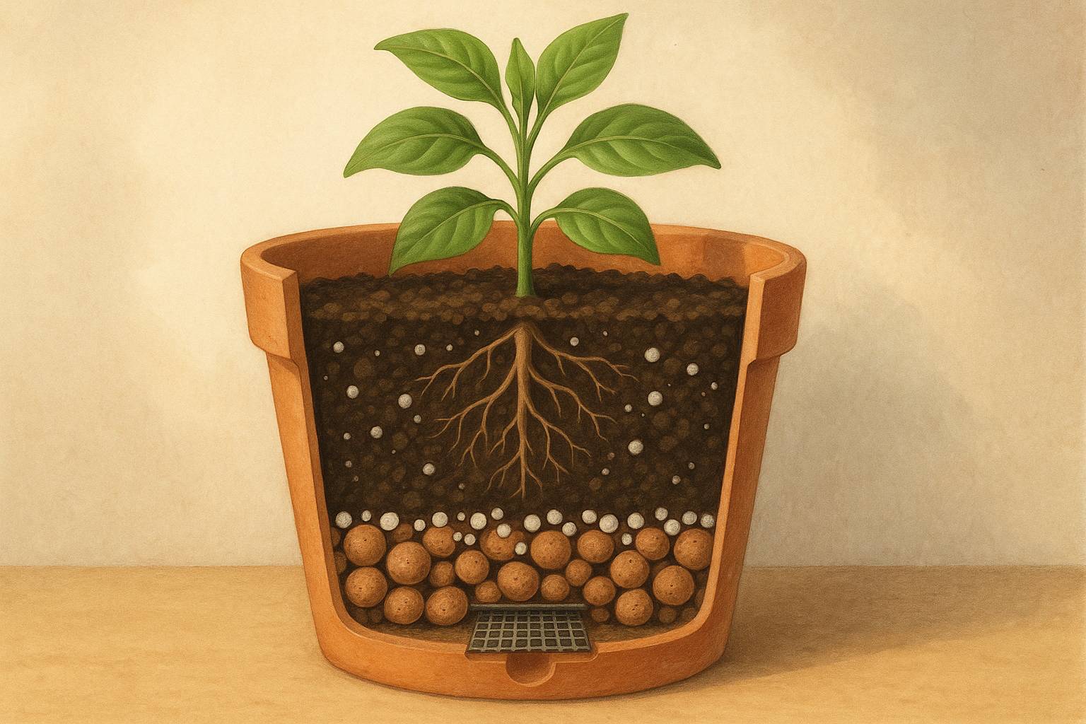 Cómo hacer un drenaje perfecto en tus macetas