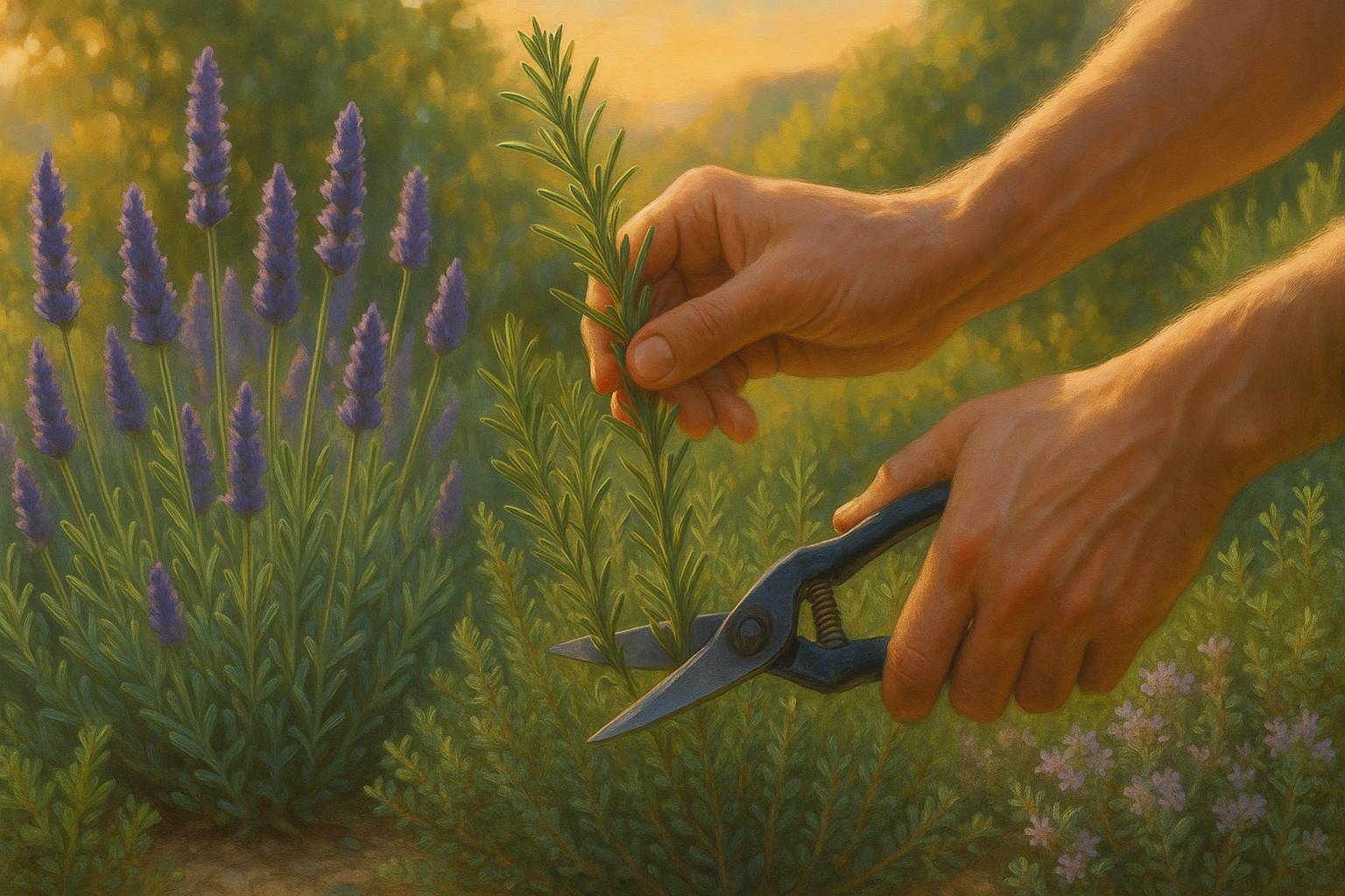 Cómo podar plantas aromáticas sin dañarlas