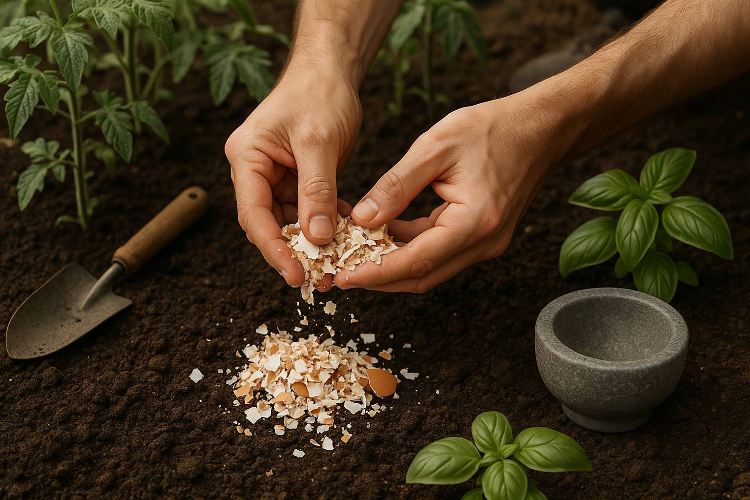 Cómo usar cáscaras de huevo como fertilizante