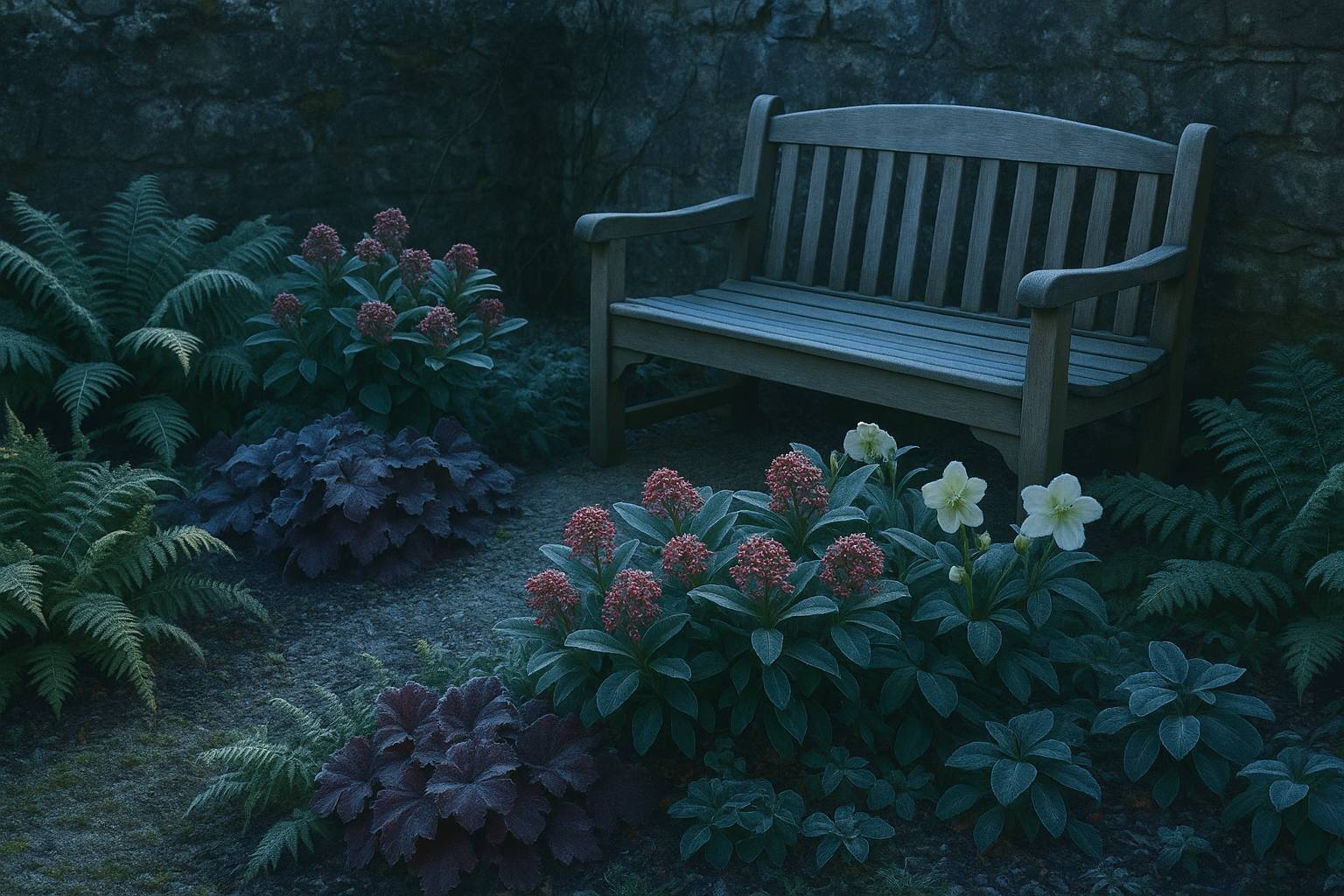 Plantas de sombra para exterior que resisten bien el frío