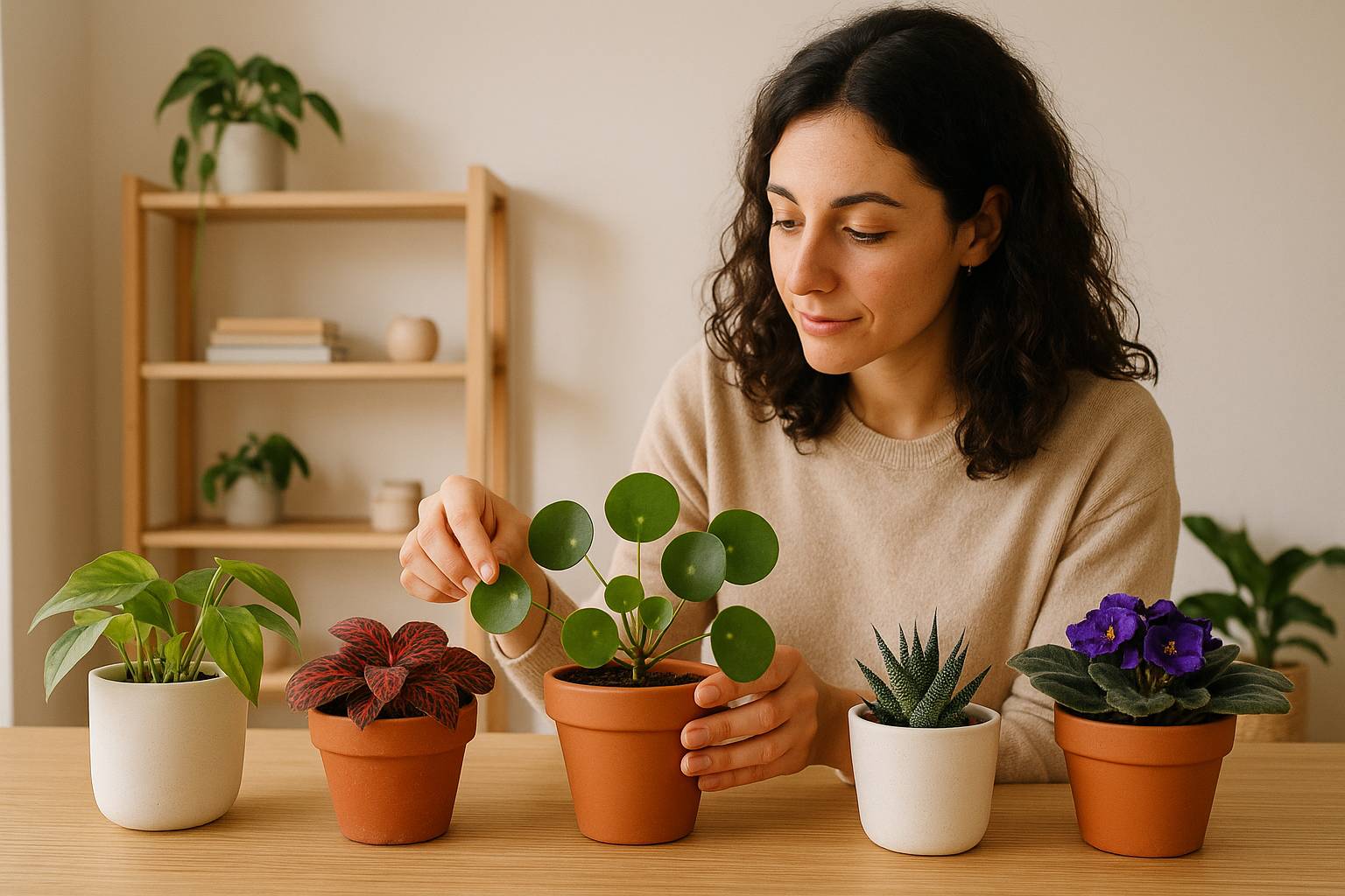 Plantas pequeñas perfectas para decorar escritorios o estanterías