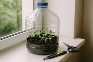 Cómo preparar un mini invernadero casero con botellas