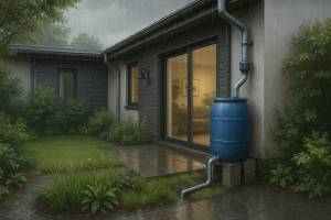 Cómo recoger y almacenar agua de lluvia en casa